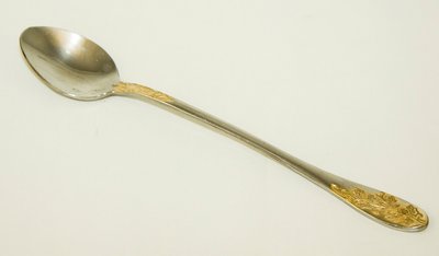 Чайна ложка з довгою ручкою для високої чашки Золота гілка 17627 фото