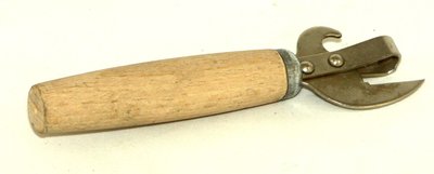 Консервооткрыватель, открывачка с деревянной ручкой 101-009 фото