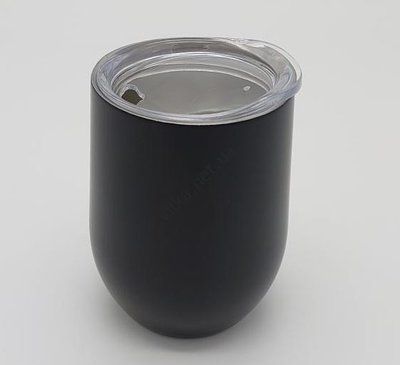 Кружка термо 350 мл нержавіюча сталь з кришкою без ручки 20240 фото