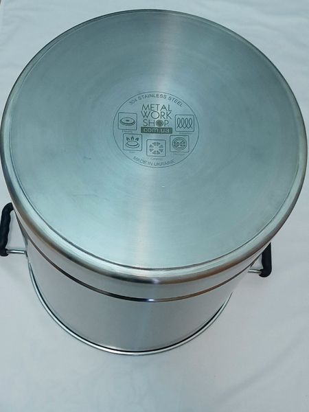 Кастрюля 60 л с крышкой, нержавеющая сталь 51636233 фото