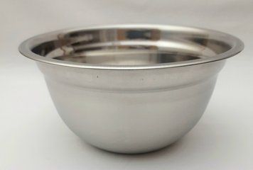 Миска 2,5 л з нержавіючої сталі діаметр 22 см 2580 фото