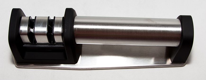 Ножеточка, точилка для ножей с ручкой серая 5700 фото
