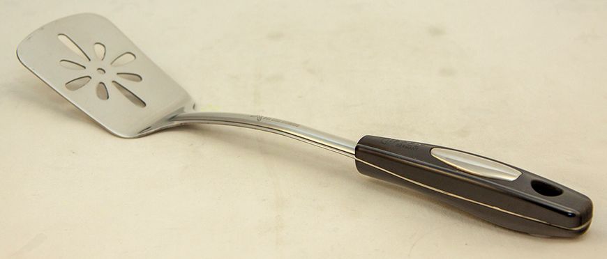 Лопатка кухонна моноблок із чорною ручкою Еліт 18329 фото